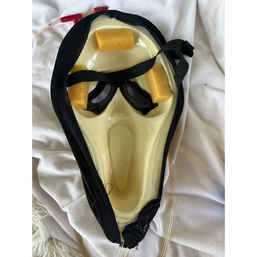 Vintage‎ Scream Ghostface Bleeding Mask Fun World Horror Movie Halloween Cosplay